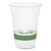 96-Series Cold Cup, 16 oz, Plastic, Clear/Green, 1,000/Carto