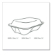 Nourish Molded Fiber Takeout Containers, Compostable, 6.1 x