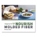 Nourish Molded Fiber Takeout Containers, Compostable, 9 x 9