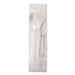 EcoSense Renewable PSM Wrapped Cutlery Kit, Fork/Knife/Napki