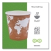 World Art Renewable and Compostable Hot Cups, 10 oz, Paper,