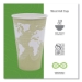 World Art Renewable and Compostable Hot Cups, 16 oz, Paper,