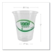 GreenStripe Renewable and Compostable Cold Cups, 16 oz, Plas