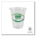 GreenStripe Renewable and Compostable Cold Cups, 16 oz, Plas