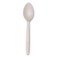 Cutlery for Cutlerease Dispensing System, Spoon, Plastic, Wh
