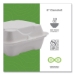 Vanguard Renewable And Compostable Sugarcane Clamshells, 6 X