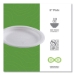 Vanguard Renewable And Compostable Sugarcane Plates, 6" Dia,