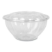 Renewable and Compostable Salad Bowls with Lids, 32 oz, Clea