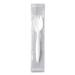 Regal Mediumweight Cutlery, Individually Wrapped, Spork, Pla