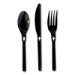 Knife WeGo Polystyrene Utensils, Knife, Plastic, Black, 1,00