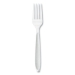 Impress Heavyweight Full-Length Polystyrene Cutlery, Fork, P