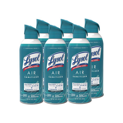 Air Sanitizer Spray, Simple Fresh Scent, 10 oz Aerosol Spray