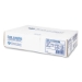 High-Density Commercial Can Liners, 4 gal, 6 mic, 17" x 18",