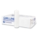 High-Density Commercial Can Liners, 30 gal, 8 mic, 30" x 37"