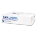 High-Density Commercial Can Liners, 55 gal, 14 mic, 36" x 60