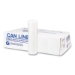High-Density Commercial Can Liners, 56 gal, 22 mic, 43" x 48