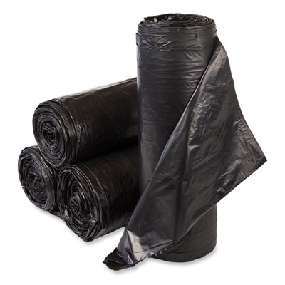 High-Density Commercial Can Liner Value Pack, 60 gal, 19 mic