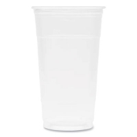 PET Plastic Cups, 32 oz, Clear, 300/Carton