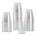 PET Plastic Cups, 3 oz, Clear, 2,500/Carton