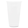 PET Plastic Cups, 24 oz, Clear, 600/Carton