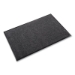 EcoStep Wiper Mat, Rectangular, Charcoal Gray Cut Pile Surfa