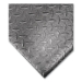 Tuff-Spun Foot-Lover Diamond Surface Mat, Rectangular, Black
