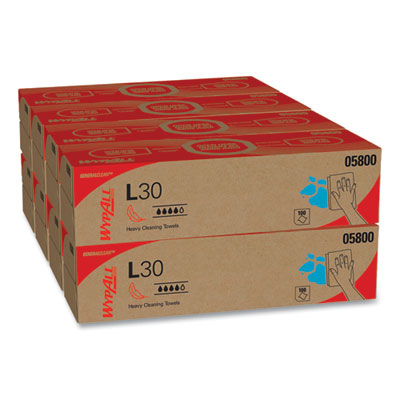 L30 Towels, POP-UP Box, 16.4 x 9.8, White, 100/Box, 8 Boxes/