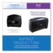 Cored JRT Jumbo Combination Tissue Dispenser, 20.4 x 5.8 x 1