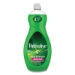 Dish Soap Liquid, Green Scent, 32.5 oz Bottle, 9/Carton