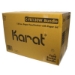 Food Bucket with Lid, 130 oz, 8.46" Diameter x 6.6" h, White