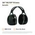 PELTOR X5A Over the Head Earmuffs, Dielectric, 31 dB NRR, Bl