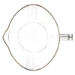 Commercial Measuring Cup, 0.5 gal, Plastic, Clear