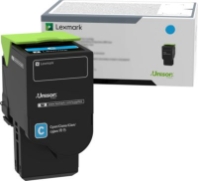 78C00CG Return Program Toner, 1,400 Page-Yield, Cyan