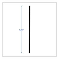 Stir-Straws - Plastic - Black