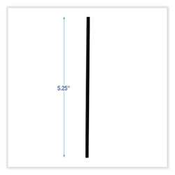 Stir-Straws - Plastic - Black