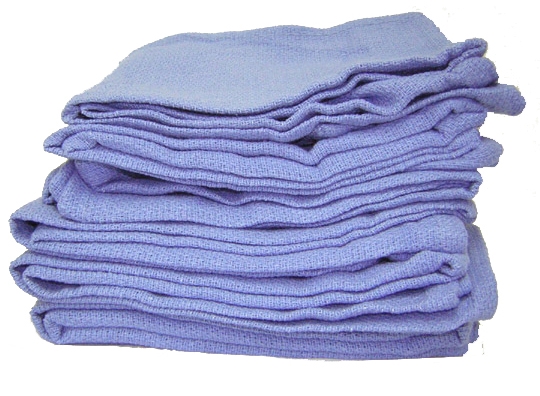 Blue Huck Towel