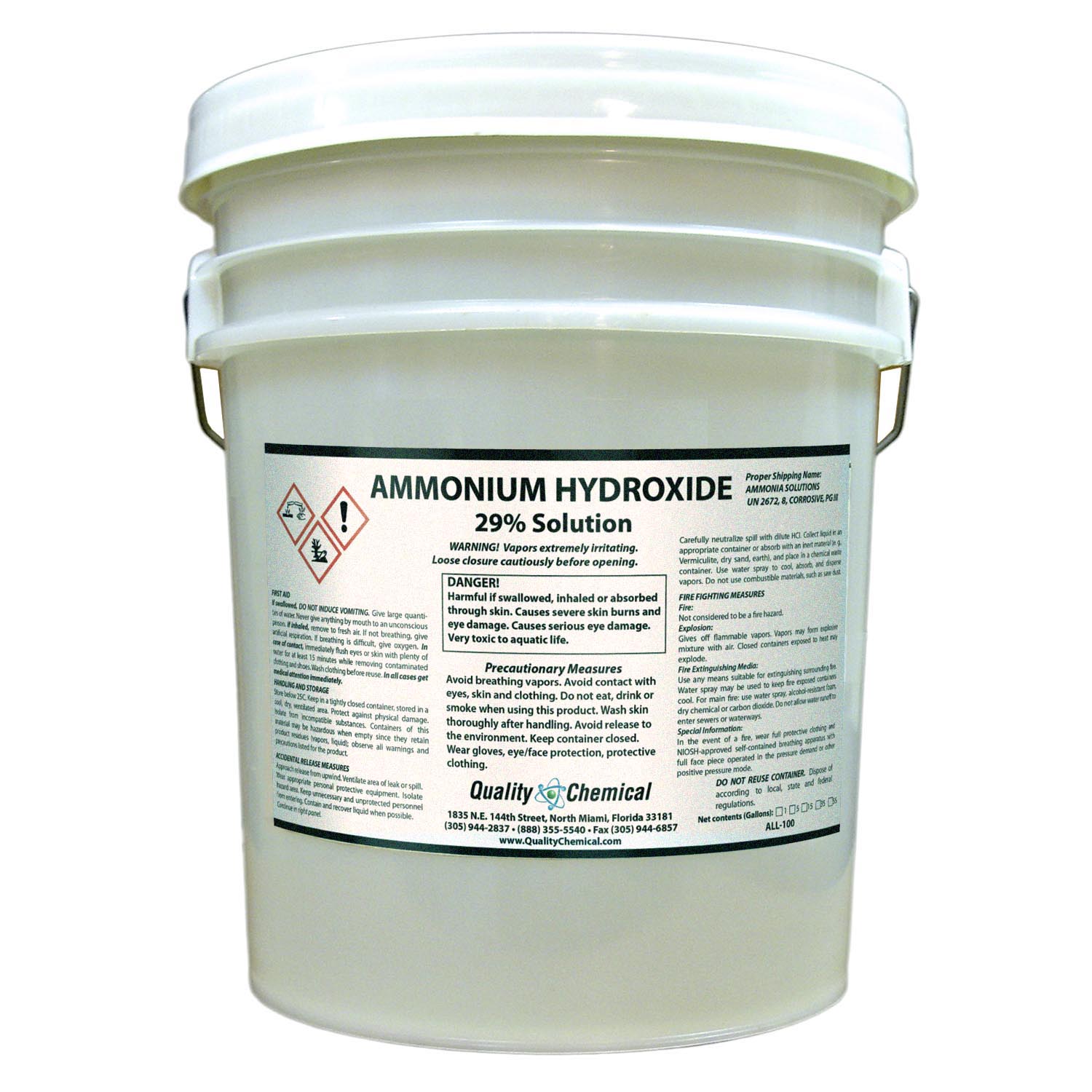Ammonium Hydroxide (Aqua Ammonia 26 deg.)