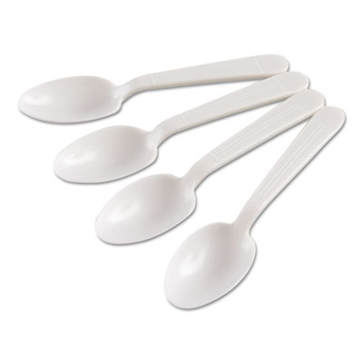Plastic Spoon - Heavy Weight - White