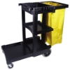 Janitor Cart with Vinyl Bag