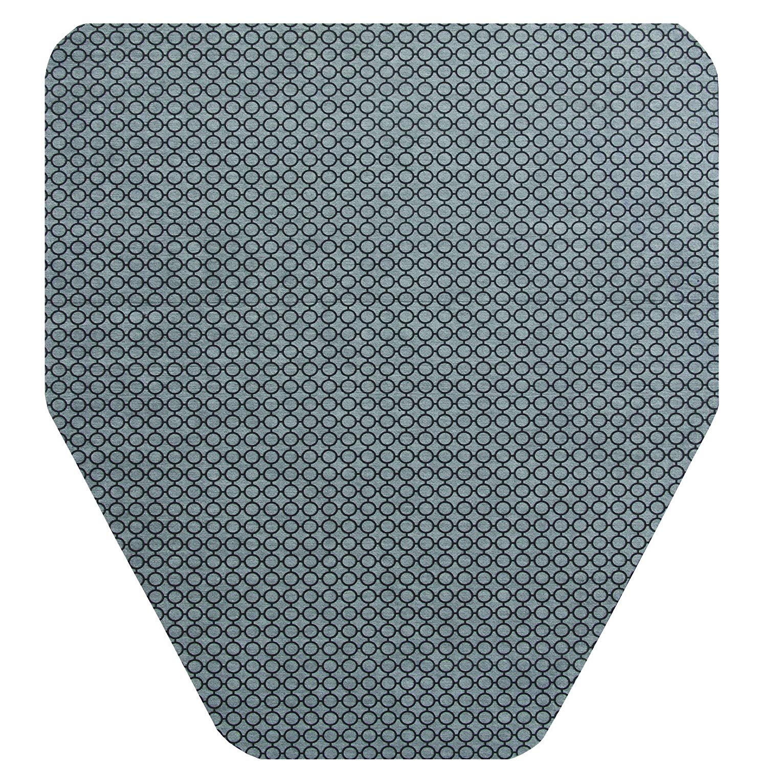 Urinal Mat - Polyester, Black/Grey
