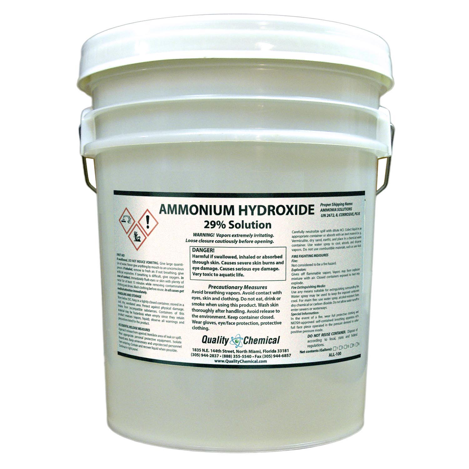 Best Cleaning Supply - Ammonium Hydroxide (Aqua Ammonia 26 deg.)
